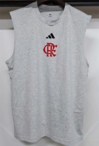 25-26 Flamengo(Cotton T-shirt vest) Fans Version Thailand Quality