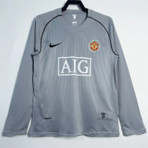 Long sleeve 07-08 Manchester United (Goalkeeper) Retro Jersey Thailand Quality