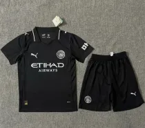 25-26 Manchester City Third Away Set.Jersey & Short High Quality