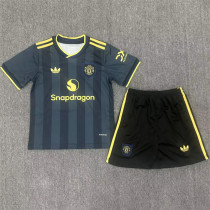 Kids kit 25-26 Manchester United Third Away Thailand Quality