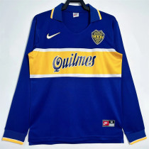 Long sleeve 96-97 CA Boca Juniors home Retro Version Thailand Quality