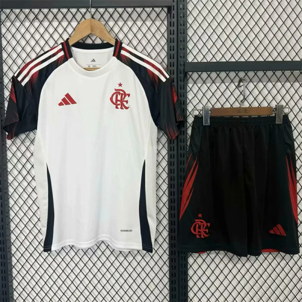 Kids kit 25-26 Flamengo Away Thailand Quality