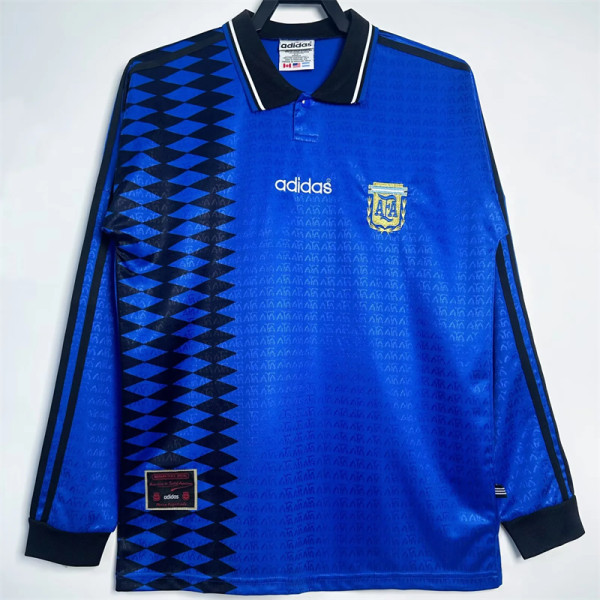 Long sleeve 1994 Argentina Away Retro Jersey Thailand Quality