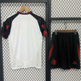 Kids kit 25-26 Flamengo Away Thailand Quality