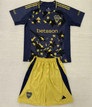 Kids kit 25-26 CA Boca Juniors Fourth Away Thailand Quality