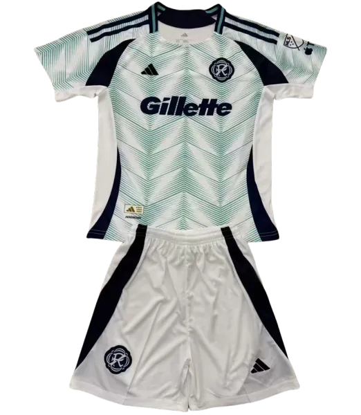 25-26 New England Revolution Away Set.Jersey & Short High Quality