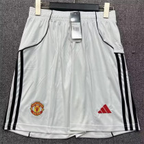 25-26 Manchester United home Soccer shorts Thailand Quality