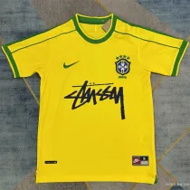 1998 Brazil home (signature) Retro Jersey Thailand Quality