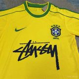1998 Brazil home (signature) Retro Jersey Thailand Quality