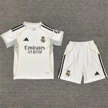 Kids kit 25-26 Real Madrid home Thailand Quality