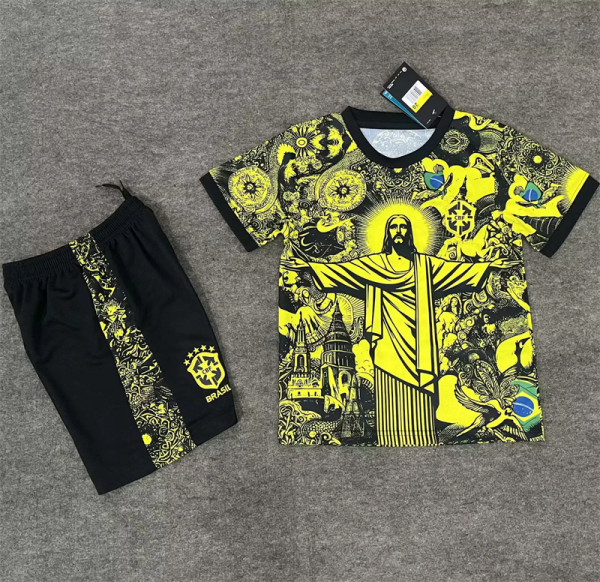 Kids kit 2024 Brazil (Special edition) Thailand Quality