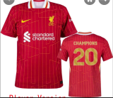24-25 Liverpool home Fans Version 20 Thailand Quality