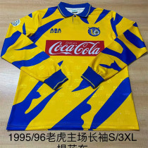 Long sleeve 95-96 Tigres UANL home Retro Jersey Thailand Quality