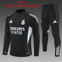 Young 25-26 Real Madrid (black) Sweater tracksuit set