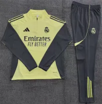 25-26 Real Madrid (yellow) Adult Sweater tracksuit set