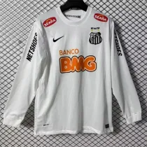 Long sleeve 12-13 Santos FC home Retro Jersey Thailand Quality