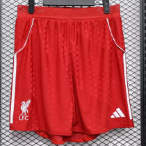 25-26 Liverpool home (Player Version) Soccer shorts Thailand Quality