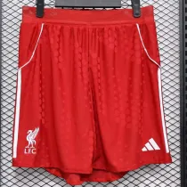 25-26 Liverpool home (Player Version) Soccer shorts Thailand Quality