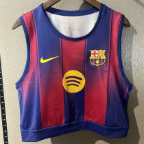 25-26 Barcelona home Women's football yoga vest