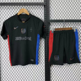 Kids kit 24-25 FC Barcelona Away Thailand Quality