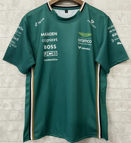 一级方程式赛车服 Formula One racing suit 25 Aston Martin 阿斯顿马丁圆领
