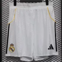 25-26 Real Madrid home (Player Version) Soccer shorts Thailand Quality