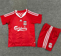 Kids kit 08-10 Liverpool home (Retro Jersey) Thailand Quality
