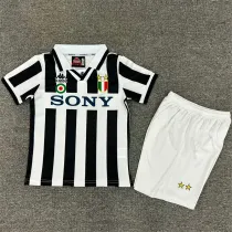 Kids kit 95-96 Juventus home  (Retro Jersey) Thailand Quality