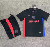 Kids kit 24-25 FC Barcelona Away Thailand Quality