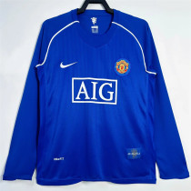 Long sleeve 07-08 Manchester United (Goalkeeper) Retro Jersey Thailand Quality
