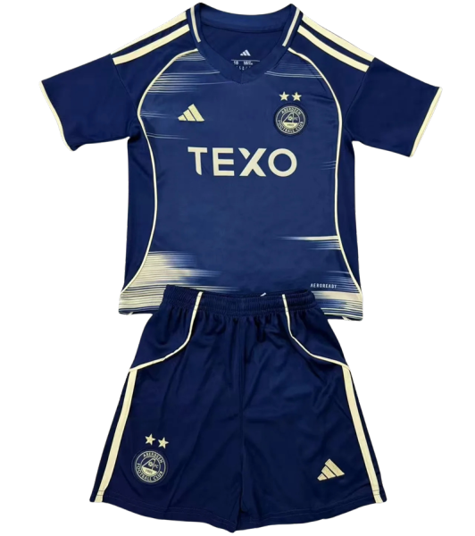 25-26 Aberdeen Third Away Set.Jersey & Short High Quality