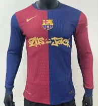 Long sleeve 24-25 FC Barcelona home Player Version Thailand Quality