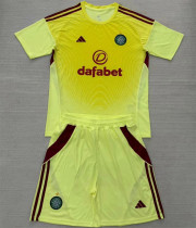 25-26 Celtic (Goalkeeper) Set.Jersey & Short High Quality