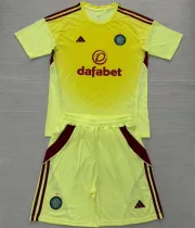 25-26 Celtic (Goalkeeper) Set.Jersey & Short High Quality