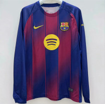 25-26 FC Barcelona home Long sleeve Thailand Quality