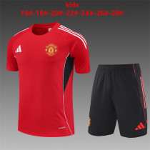 Kids kit 25-26 Manchester United (Training clothes) Thailand Quality