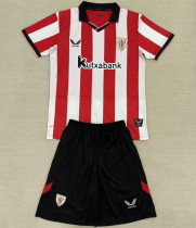 Kids kit 25-26 Athletic Bilbao home Thailand Quality
