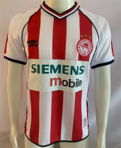 01-02 Olympiacos home Retro Jersey Thailand Quality