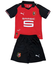 25-26 Stade Rennais F.C. home Set.Jersey & Short High Quality