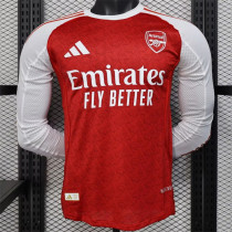 Long sleeve 25-26 Arsenal home Player Version Thailand Quality