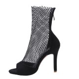Arden Furtado Summer Fashion Women's Shoes Wire side pure color Sexy Elegant Ladies Boots Cool boots Zipper New  Big size 45