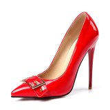 Arden Furtado Summer Fashion Trend Women's Shoes Pointed Toe Buckle Stilettos Heels  Sexy Elegant pure color Slip-on Party Shoes