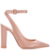 Arden Furtado Summer Fashion Trend Women's Shoes Classics pure color New Buckle Pointed Toe Chunky Heels  Sandals Party Shoes