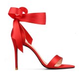 Arden Furtado Summer Fashion Trend Women's Shoes pure color pink red Classics Concise Sandals Narrow Band Mature Party Shoes