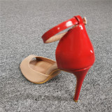 Arden Furtado Summer Fashion Trend Women's Shoes Stilettos Heels  Sexy Elegant Sandals  Buckle Party Shoes  Big size 47