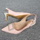 Arden Furtado Summer Fashion Trend Women's Shoes Pointed Toe Stilettos Heels  Sexy Elegant Sandals  Big size 47