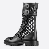 Arden Furtado Summer Fashion Women's Shoes sexy Mature Classics Cool boots Lace up Women's Boots fretwork matin Boots  Big size 43