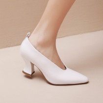 Arden Furtado Summer Fashion Trend Women's Shoes Pointed Toe   Sexy Elegant pure color Pumps Elegant Strange Style Heels Slip-on