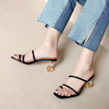 Arden Furtado Summer Fashion Trend Women's Shoes Concise pure color white Narrow Band Sexy Elegant  Leather Classics