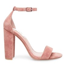 Arden Furtado Summer Fashion Women's Shoes Narrow Band Chunky Heels new Sexy Elegant Buckle strap white pink suede cover heels Sandals